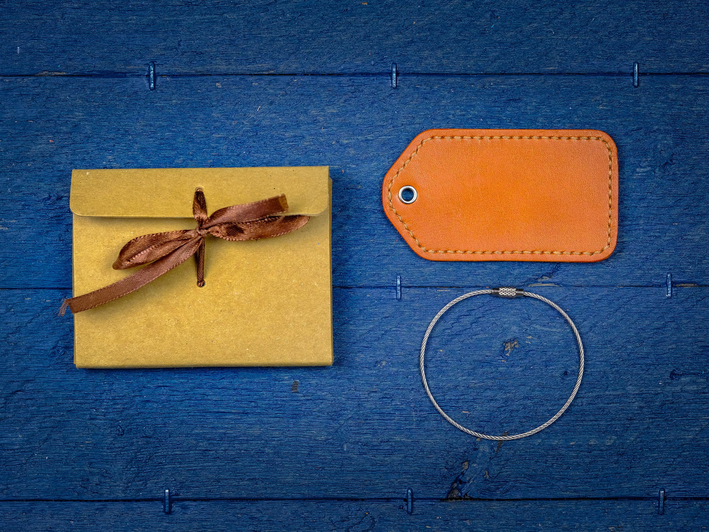 Leather Luggage Tag - Travel Definition