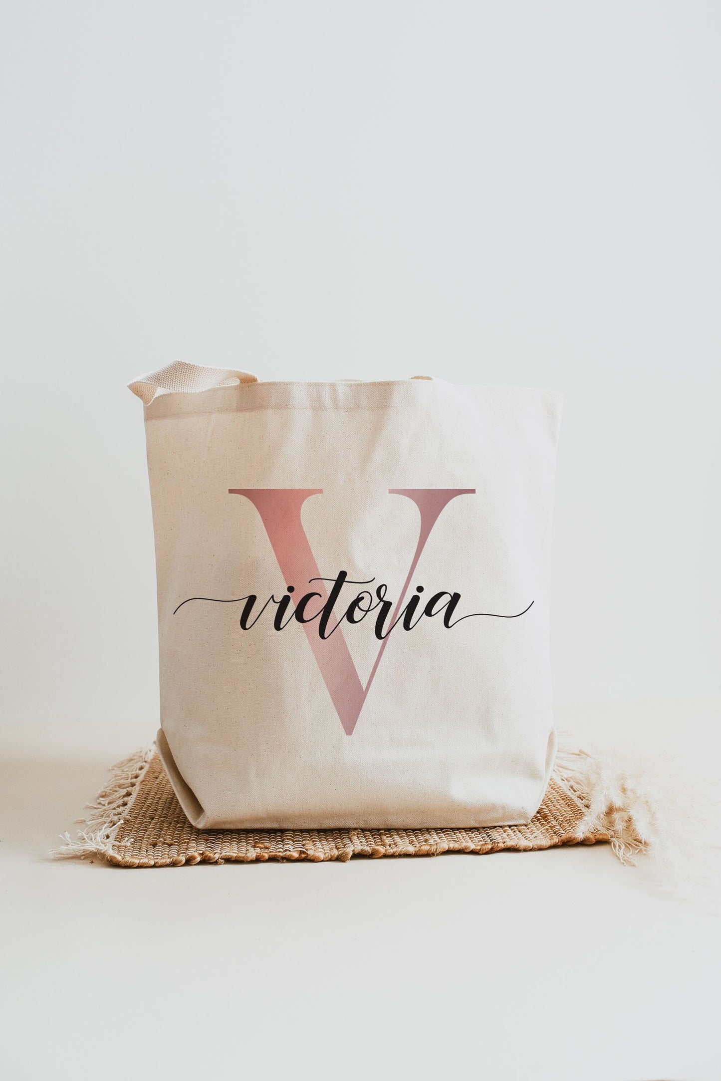 Everyday Tote Bag -  Monogram Name