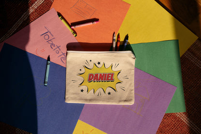 Pencil Case - Pop Art Superhero