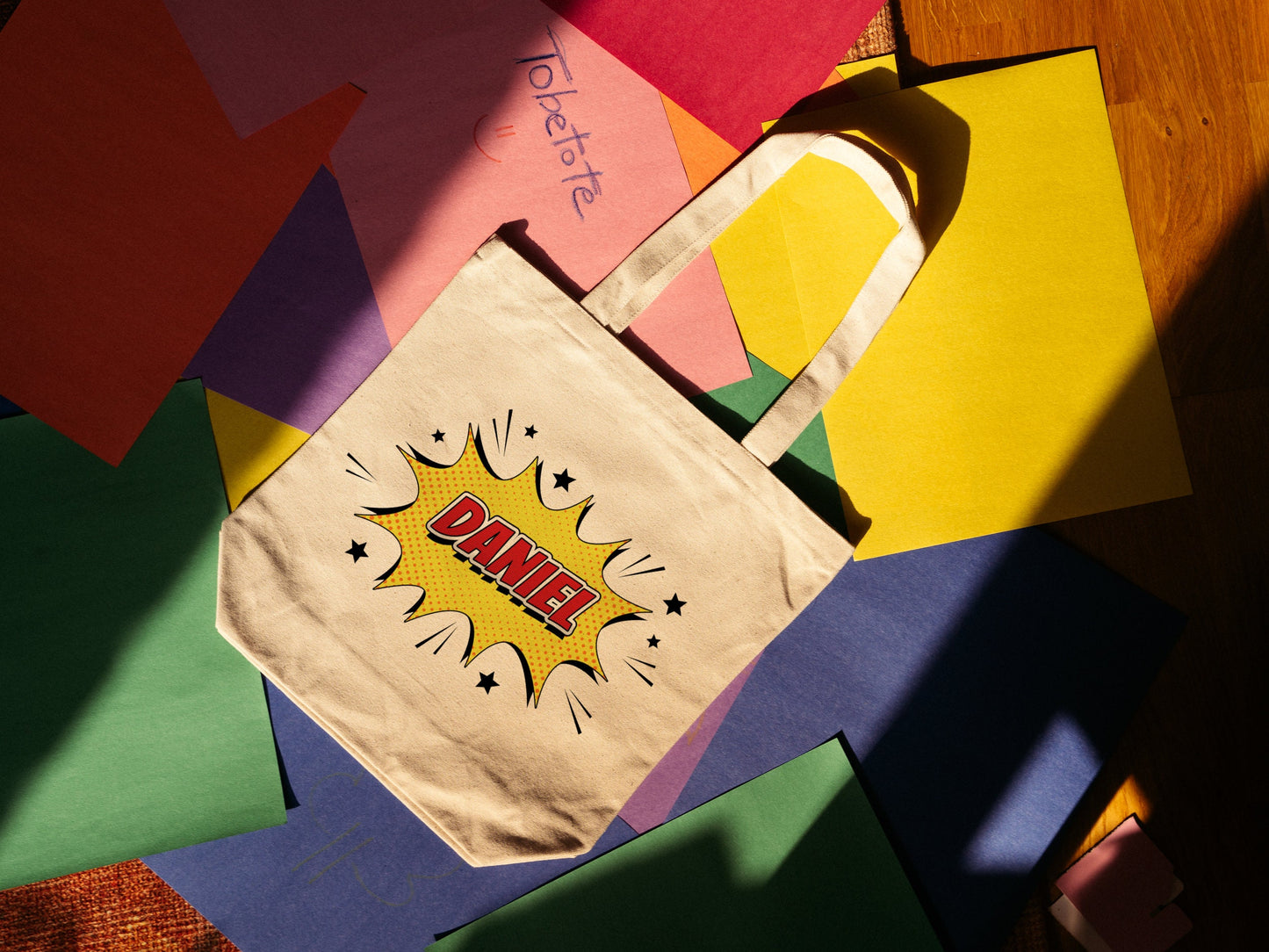 Book Bag - Superhero Pop Art