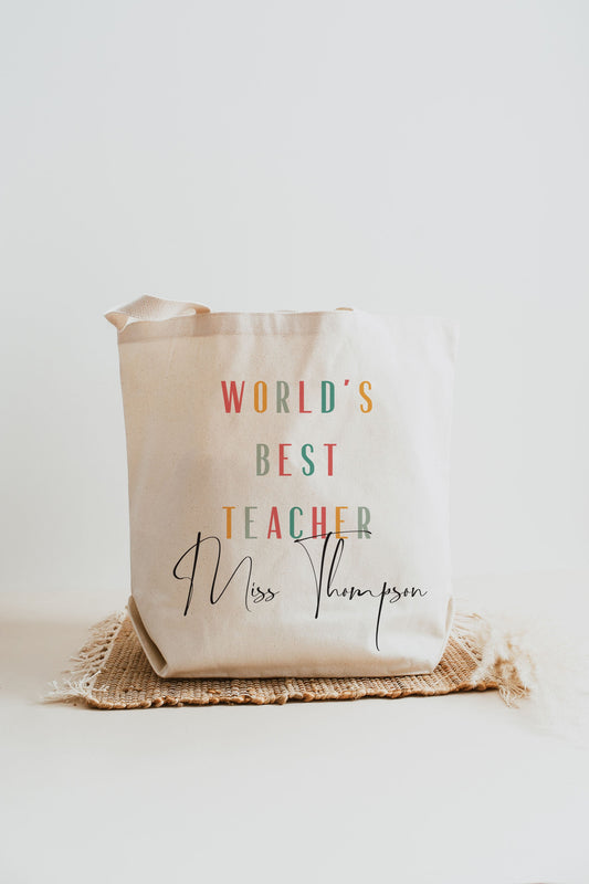 Book Bag - World's Best Teacher