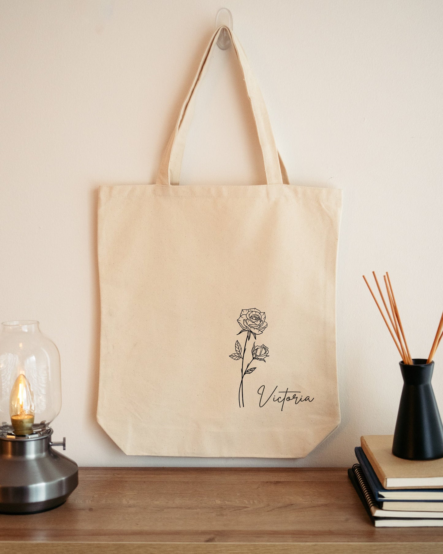 Everyday Tote Bag - Minimalistic Birth Flower