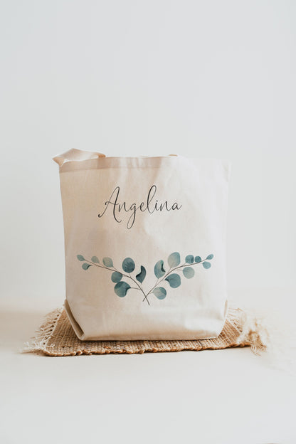 Everyday Tote Bag - Sage Branches