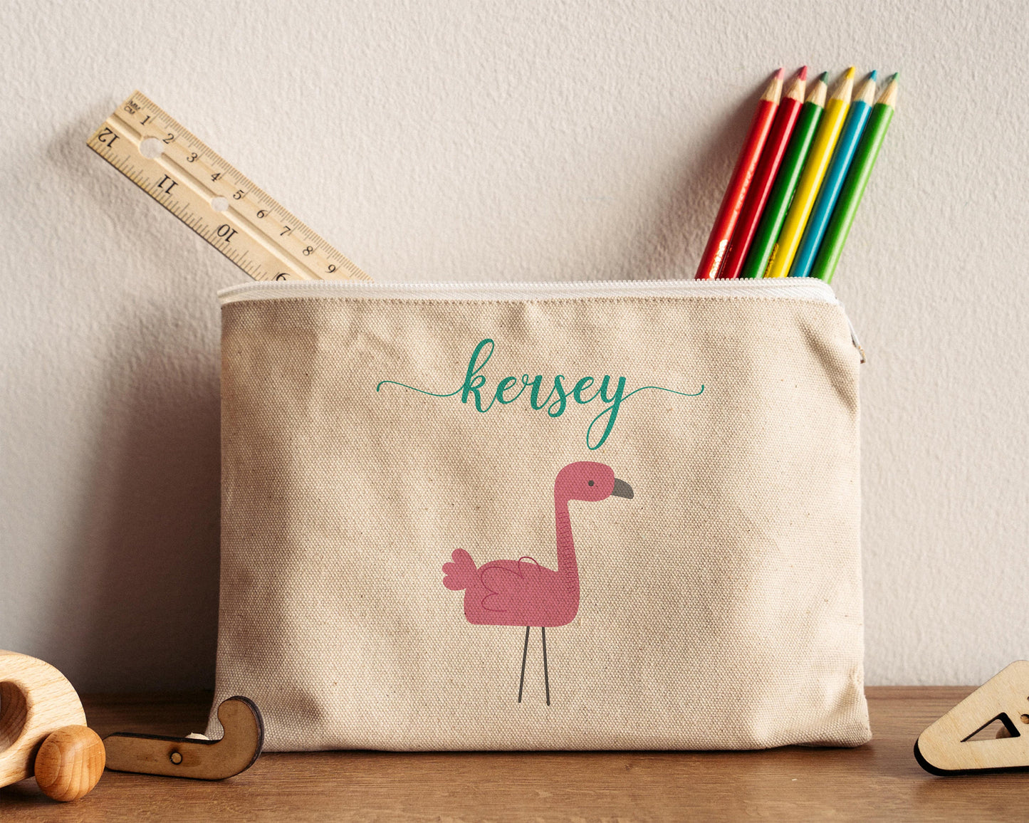 Pencil Case - Flamingo