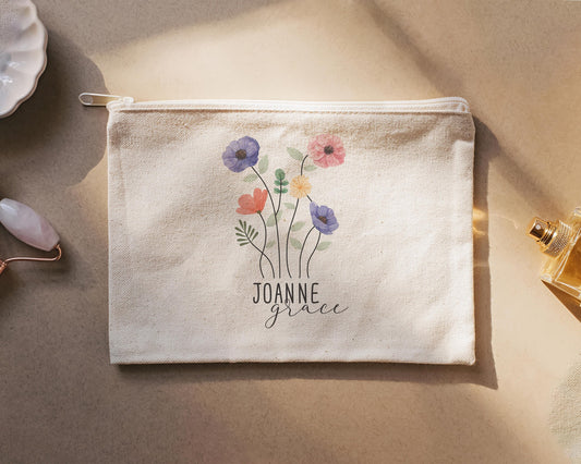 Makeup Bag - Flower Bouquet