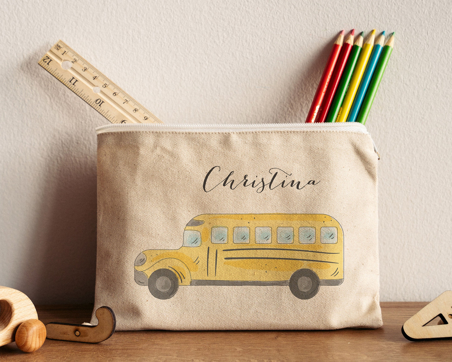Pencil Case - School Bus