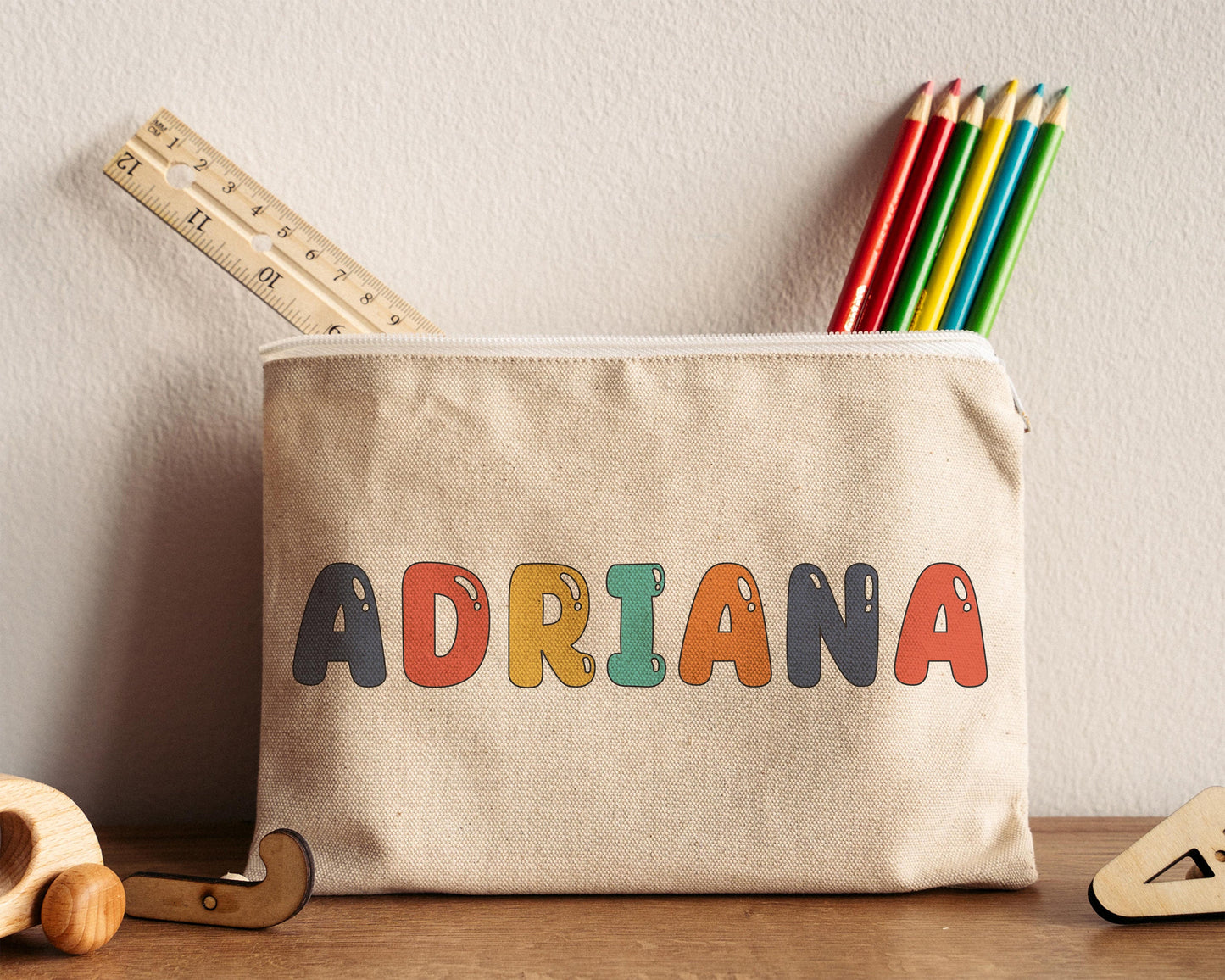 Pencil Case - Rainbow Bubble